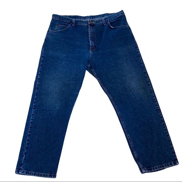 Wrangler Men’s Denim Jeans Straight Leg 40x30 - Picture 2 of 4